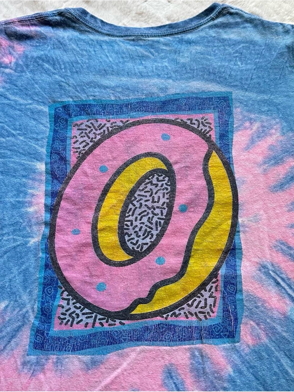 Odd Future Blue and Pink Donut tee - women’s medium
